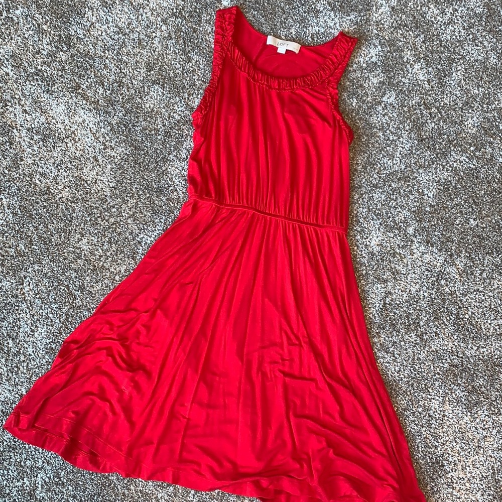 Red dress